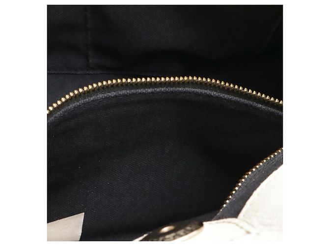 Borsa Burberry Banner Small Side Check in pelle e tela Marrone Beige - vista 9