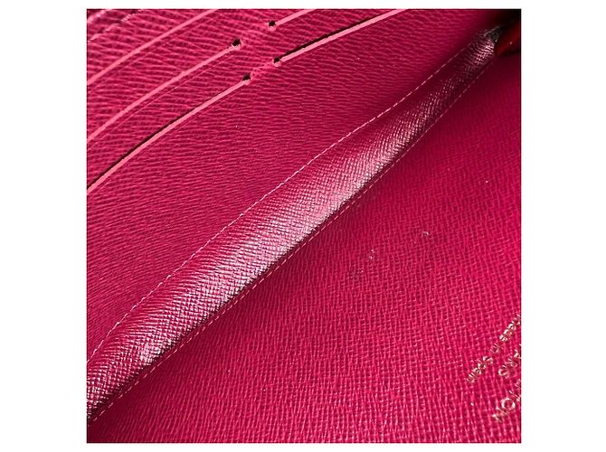 Portafoglio Clutch Louis Vuitton Zippy Monogram Leather Fuchsia Ebay Live Marrone - vista 6