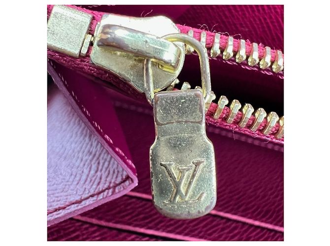 Portafoglio Clutch Louis Vuitton Zippy Monogram Leather Fuchsia Ebay Live Marrone - vista 7