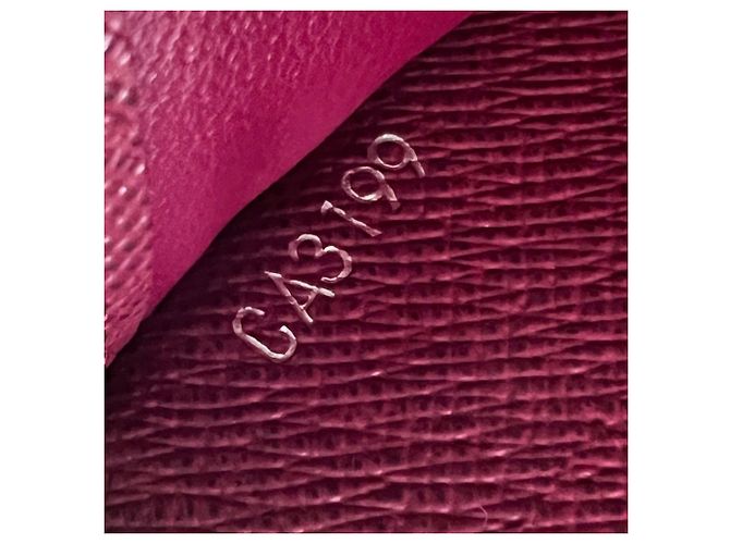 Portafoglio Clutch Louis Vuitton Zippy Monogram Leather Fuchsia Ebay Live Marrone - vista 8
