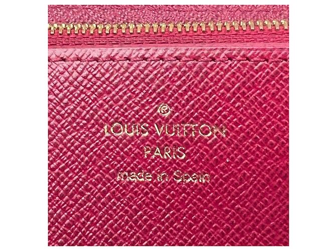 Portafoglio Clutch Louis Vuitton Zippy Monogram Leather Fuchsia Ebay Live Marrone - vista 9