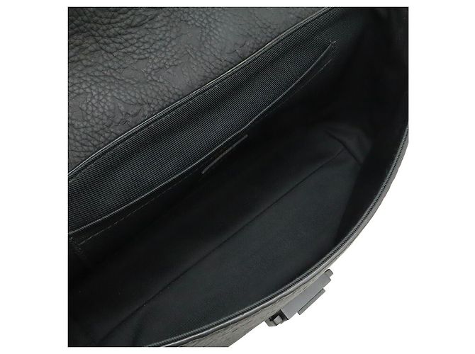 Borsa Messenger Louis Vuitton Monogram Taurillon S Cape Nero - vista 6