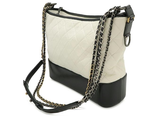 Chanel Gabrielle Large Hobo Chain Shoulder Bag Black - view 2