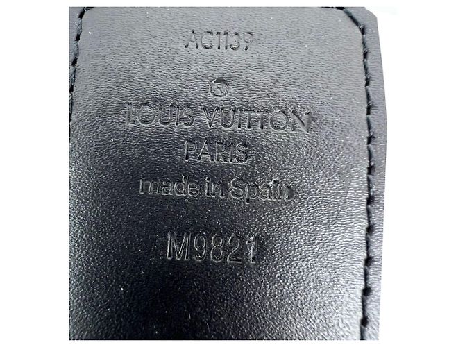 Louis Vuitton Initiales 40mm Black Reversibler Monogramm-Gürtel 80/32 Schwarz - Ansicht 4