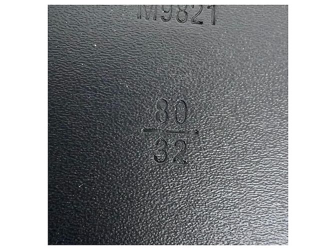 Louis Vuitton Initiales 40mm Black Reversibler Monogramm-Gürtel 80/32 Schwarz - Ansicht 5