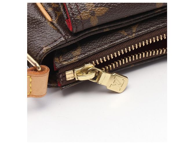 Borsa a Spalla Louis Vuitton Vivasite Monogram Marrone - vista 9