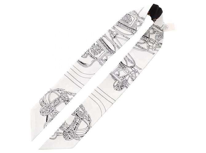 Hermès Sciarpa in seta Hermes Brides de Gala en Fleurs Multicolore - vista 3