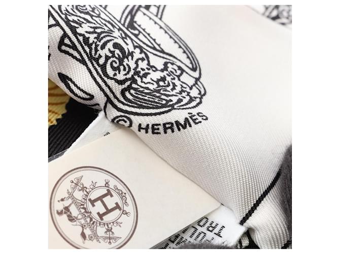 Hermès Sciarpa in seta Hermes Brides de Gala en Fleurs Multicolore - vista 4