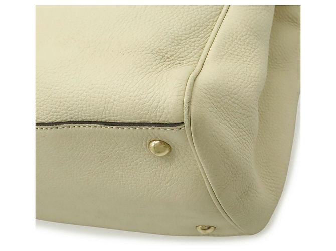 Gucci Bamboo Shopper Leder Tragetasche Braun Beige - Ansicht 3