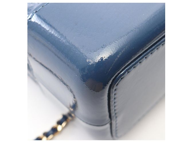 Chanel Gabrielle Lederrucksack Small Blau - Ansicht 5