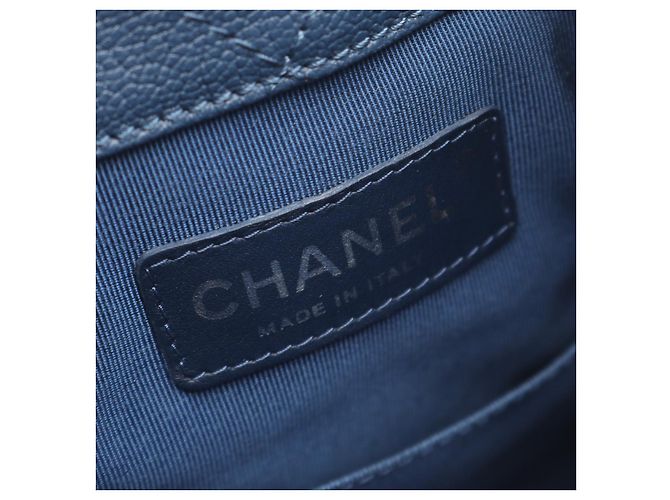 Chanel Gabrielle Lederrucksack Small Blau - Ansicht 8
