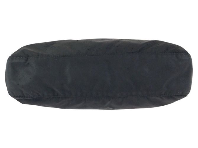 Bolso de hombro de nylon Prada Tessuto con logotipo triangle Negro - vista 10