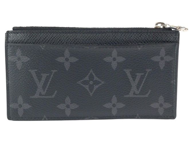 Portacarte e monete Monogram Eclipse Louis Vuitton Nero - vista 2