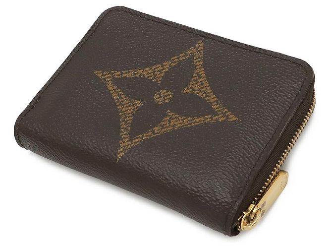 Louis Vuitton Monogram Giant Zippy Münzbeutel Braun - Ansicht 2