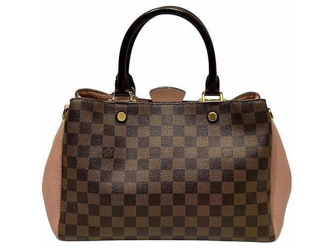 Borsa Louis Vuitton Brittany Damier Marrone - vista 2