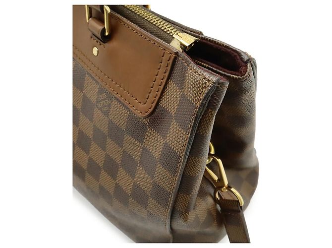 Borsa 2way Louis Vuitton Damier Greenwich Marrone - vista 4