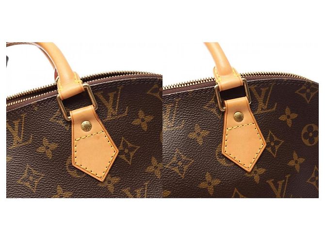 Louis Vuitton Alma PM Handtasche aus Monogram Canvas Braun - Ansicht 10