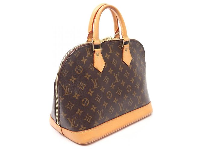 Louis Vuitton Alma PM Handtasche aus Monogram Canvas Braun - Ansicht 2
