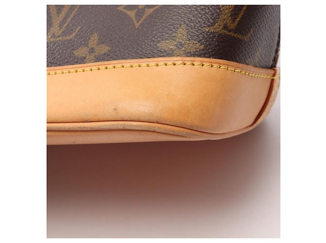 Louis Vuitton Alma PM Handtasche aus Monogram Canvas Braun - Ansicht 7