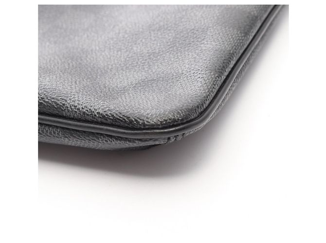 Borsa a Spalla Louis Vuitton Thomas Damier Graphite Nero - vista 7