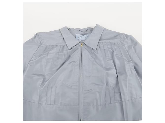 Prada Chaqueta plisada Talla Azul - vista 3
