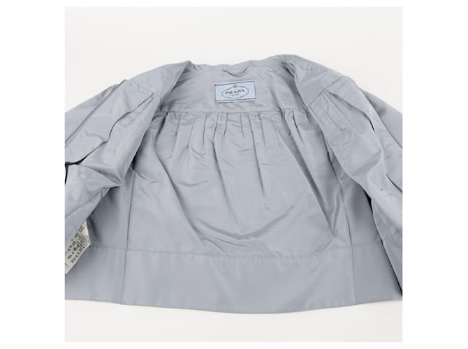 Prada Chaqueta plisada Talla Azul - vista 7