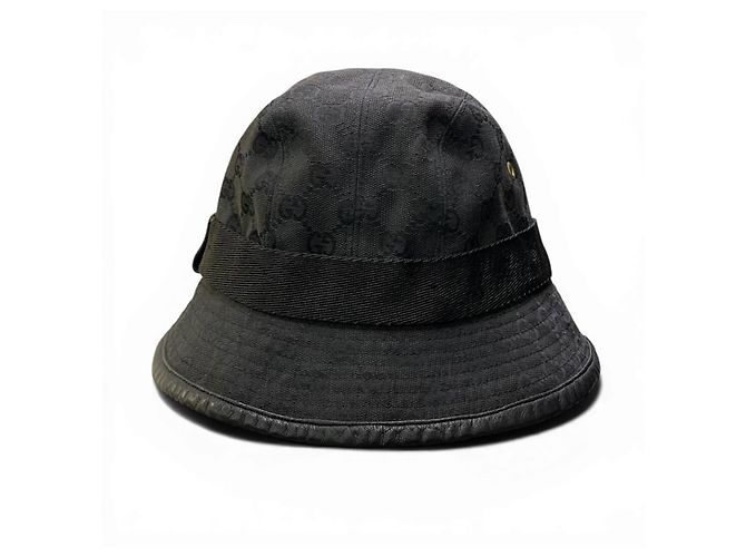 Cappello bucket Gucci GG Canvas Nero - vista 5