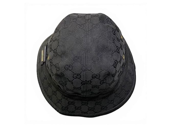 Cappello bucket Gucci GG Canvas Nero - vista 6