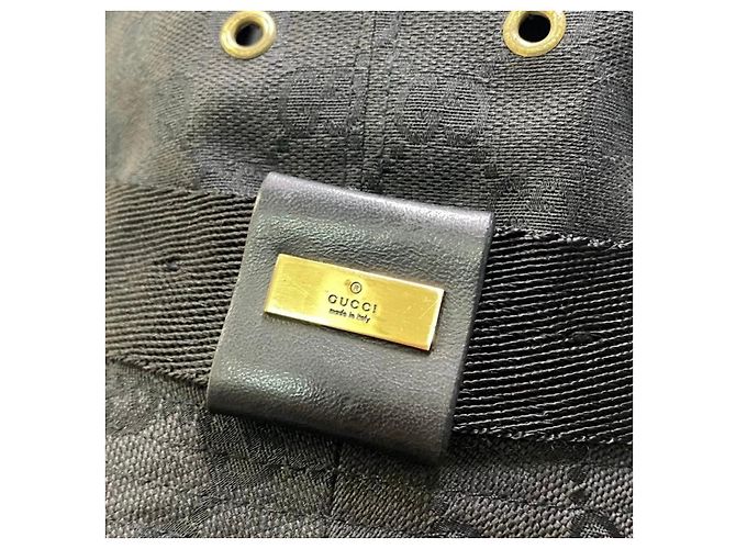 Cappello bucket Gucci GG Canvas Nero - vista 7