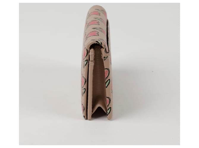 Prada Tarjetero con estampado de corazón Rosa - vista 2
