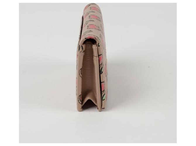 Prada Tarjetero con estampado de corazón Rosa - vista 4