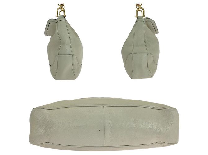 Borsa 2way in pelle Bamboo Gucci Bianco - vista 10