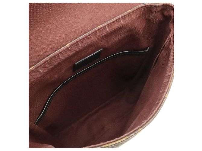 Louis Vuitton Monogram Macassar Schultertasche Braun - Ansicht 7