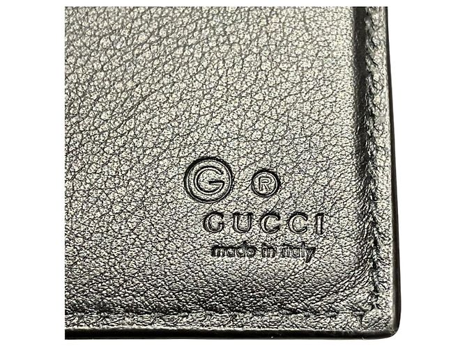 Gucci GG Prägeleder-Geldbörse Schwarz - Ansicht 4