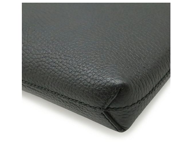 Clutch in pelle Gucci Cosmopolis Nero - vista 3