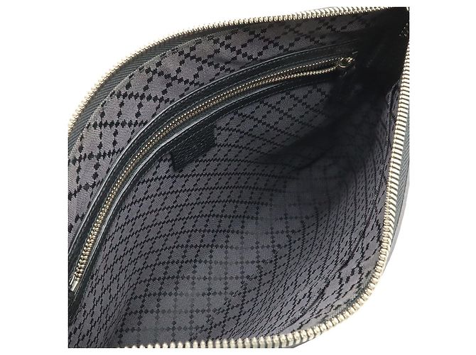 Clutch in pelle Gucci Cosmopolis Nero - vista 8