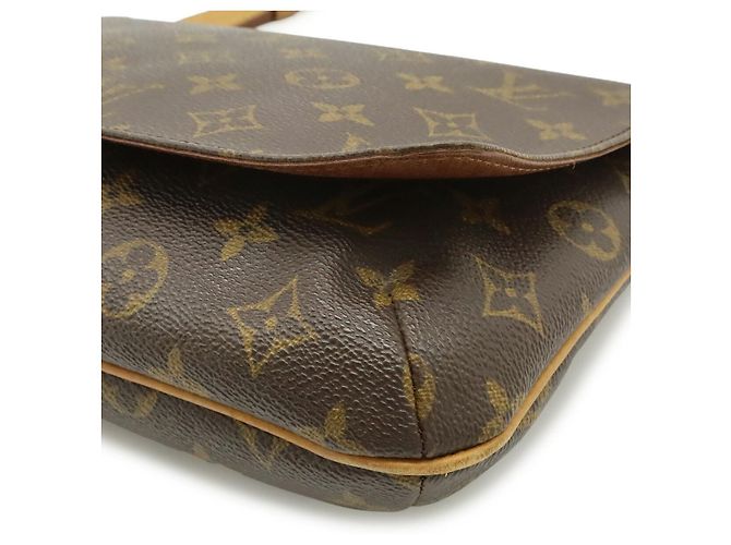 Borsa a tracolla Louis Vuitton Musette Tango Monogram Marrone - vista 3