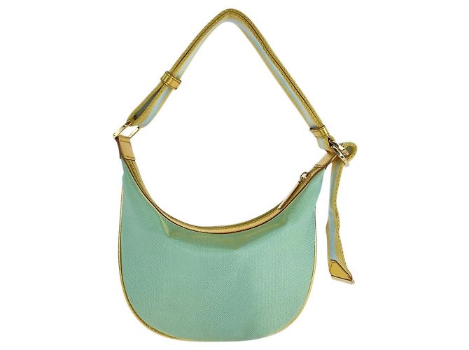 Borsa Hobo in tela Gucci Verde - vista 2
