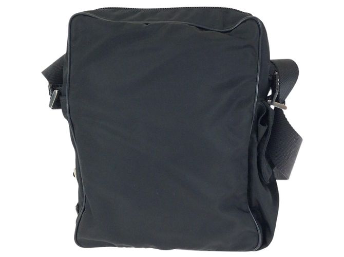 Prada Tessuto Nylon Schultertasche Schwarz - Ansicht 2