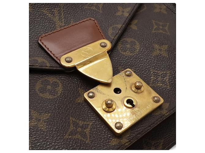 Monceau Borsa 2way Louis Vuitton Monogram Marrone - vista 5