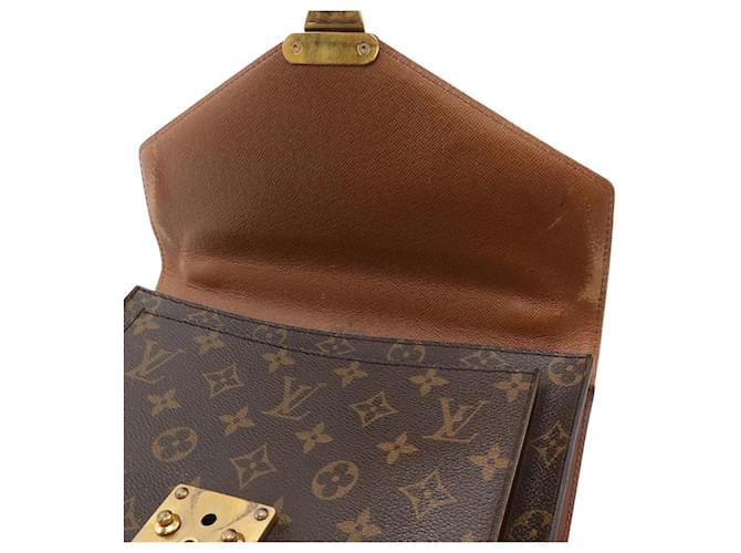Monceau Borsa 2way Louis Vuitton Monogram Marrone - vista 9