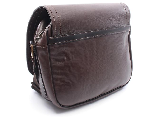 Borsa a tracolla Louis Vuitton Reporter Utaha Leather Marrone - vista 2