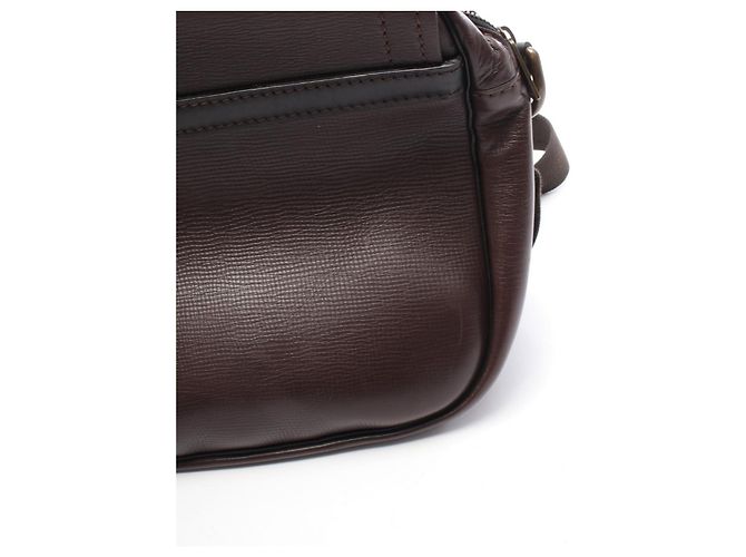 Borsa a tracolla Louis Vuitton Reporter Utaha Leather Marrone - vista 9