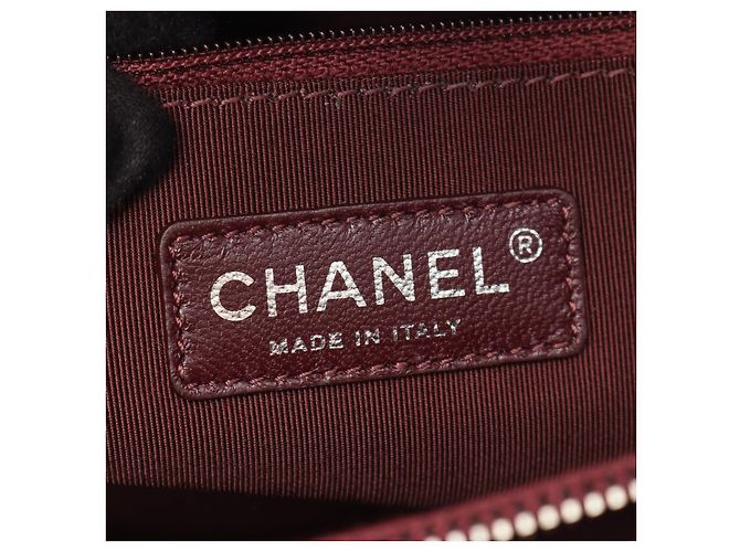 Chanel Boy V-Stitch Lammfell Tote Bag Braun - Ansicht 10