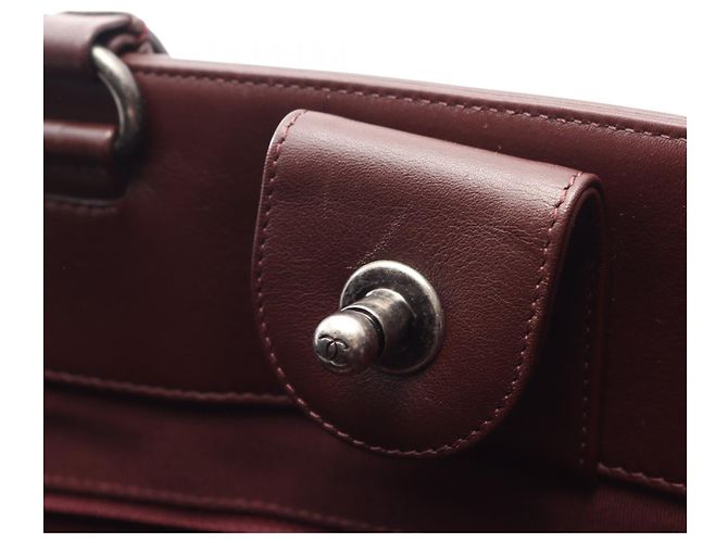 Chanel Boy V-Stitch Lammfell Tote Bag Braun - Ansicht 6