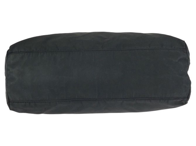 Prada Nylon Tessuto Tote mit Dreieckslogo Schwarz - Ansicht 10