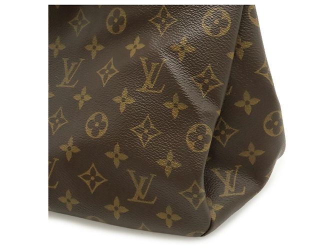 Borsa a mano Louis Vuitton Monogram Nero - vista 9