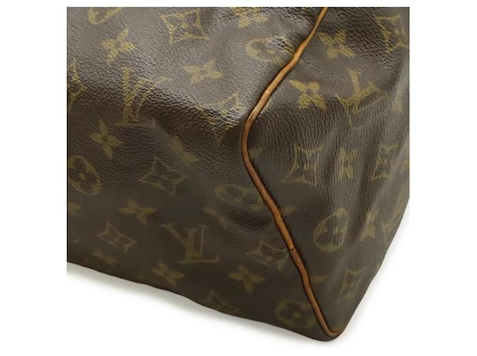 Speedy Borsa a mano Louis Vuitton Monogram Marrone - vista 3