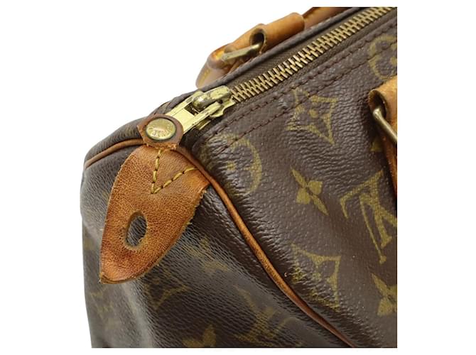 Speedy Borsa a mano Louis Vuitton Monogram Marrone - vista 5