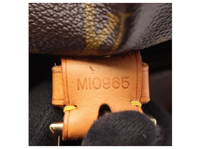 Zaino Louis Vuitton Montsouris Monogram Marrone - vista 5